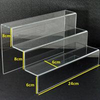 Kệ Mica trưng bày sản phẩm , mô hình, quà tặng nhiều tầng WCF, figure dạng bậc thang