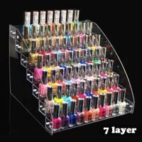 Kệ mica trưng bày sơn móng tay, kệ đựng đồ nail mi 7 tầng