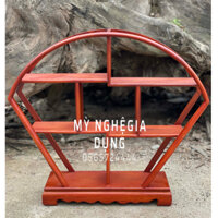 Kệ mini gia dụng hình kim cương kệ gỗ nhiều ngăn để đồ trang trí nhà cửa gỗ hương