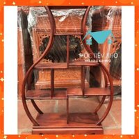 kệ mini gia dụng hình lục bình - gỗ gõ cao cấp