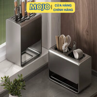 Kệ muỗng đũa để bàn Giá cài dao thép carbon không gỉ cao cấp tiện lợi MOJO