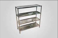 Kệ nan inox 4 tầng giá rẻ