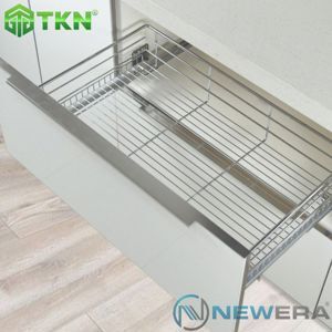 Kệ ngăn kéo đựng xoong nồi Newera NE103.600 - 600mm cánh, kéo