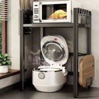 Kệ nhà bếp 2 tầng-Kệ để lò vi sóng, nồi cơm điện, kệ để đồ nhà bếp