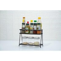 Kệ nhà bếp đa năng 2 tầng sắt sơn tĩnh điện HP.010