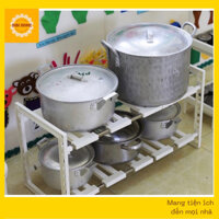 Kệ nhà bếp, giá để xoong nồi gầm bồn rửa bát nhà bếp gia dụng. kệ gầm tủ bếp tiện ích 2 tầng, 3 tầng Việt nhật