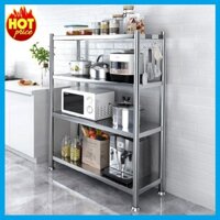 Kệ nhà bếp inox 304 nhiều kích thước chọn lựa, kệ để lò vi sóng, để đồ nhà bếp tiện dụng