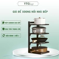 Kệ Nhà Bếp YTC 3, 4 Tầng- Giá Để Xoong Nồi Tiện Lợi
