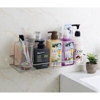 kệ nhà bếp,kệ nhà tắm inox dính cường lực siêu chắc mã 5002