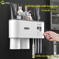 Kệ nhả kem đánh răng AIGE tự động,giá treo đựng kem đánh răng,kệ treo tường để bàn chải đánh răng