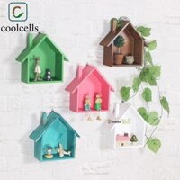 Kệ Nhà Nhỏ COOLCELLS, Kệ Treo Tường Gỗ Tinh Tế Hoài Cổ, Kệ Nổi Retro Treo Tường Bền Đẹp Kệ Phòng Trẻ Em