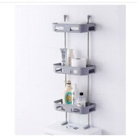 Kệ nhà tắm 3 tầng đa năng, Kệ để đồ nhà bếp, nhà vệ sinh toilet dán tường