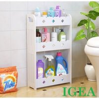 Kệ nhà tắm 3 tầng kệ gia vị để đồ đa năng chống nước decor phòng thương hiệu IGA- IG277