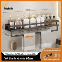 Kệ nhà tắm dán tường không cần khoan chất liệu nhôm không gỉ để đồ tiện lợi kệ góc nhà tắm đa năng /Kệ lưu trữ phòng tắm