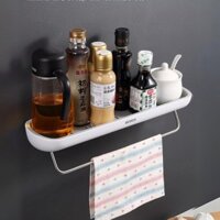 Kệ nhà tắm để đồ ECOCO chất liệu nhựa ABS cao cấp kèm miếng dán không cần khoan tường