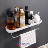 Kệ nhà tắm để đồ ECOCO chất liệu nhựa ABS cao cấp kèm miếng dán không cần khoan tường