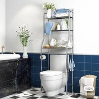 Kệ Nhà Vệ Sinh Kệ Bồn Cầu Toilet Sơn Tĩnh Điện, Inox 3 Tầng Tiết Kiệm Không Gian Siêu tiện lợi