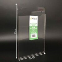 Kệ nhiều giấy treo tường mica Enter C10A 15x21cm A5 đứng, đáy 3mm