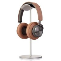 Kệ nhôm để tai nghe Headphone đầu bọc da vòm Crossline - Hàng chính hãng - Silver