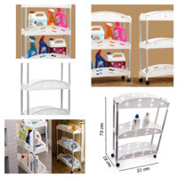 Kệ nhựa 3 tầng nhà bếp ,nhà tắm
