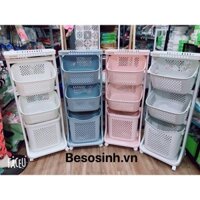 kệ nhựa 3 tầng plastic cho bé