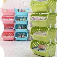 Kệ nhựa đa năng 4 tầng