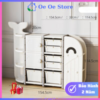 KỆ NHỰA ĐỰNG ĐỒ CHƠI ( TẶNG BẢNG VẼ ) Kệ nhựa đa năng, kệ đựng đồ chơi, tủ đựng sách cho bé kích thước 2x3