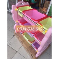 Kệ Nhựa Đựng Đồ Nhiều Tầng Hình Hello Kitty