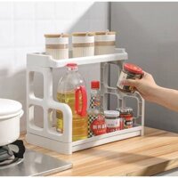 KỆ NHỰA GIA VỊ CHỮ H Đựng Đồ Nhà Bếp