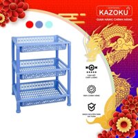 Kệ Nhựa, Kệ Chén Nhựa Đa Năng Mini Nam Dương - 40cm x 28cm - ( 2 Tầng/3 Tầng/4 Tầng ) - [KX]  - Kazoku Vua Đồ Gia Dụng