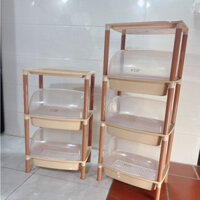 Kệ Nhựa úp chén, Trạn úp bát nhiều tầng có nắp đậy Việt Nhật Cao Cấp, Kệ úp chén bát 3 tầng có nắp đậy