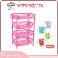 Kệ nhựa úp chén úp ly 2 - 4 tầng, nhựa Tý Liên PP chính phẩm màu hồng, dương, đỏ, ngọc, xanh lá - Vườn Tiện ích