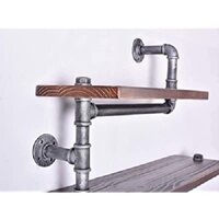 Kệ ống nước kệ sách kệ treo tường 3 tầng decor trang trí nhà và quán cafe bằng ống sắt sáng tạo đẹp, độc, lạ