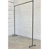 kệ ống nước sắt đa dạng Kệ gỗ ống sắt kệ treo quần áo tủ treo bằng ống sắt decor vintage bền đẹp trang trí nhà