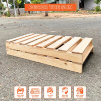Kệ Pallet Gỗ Thông kích thước 50x100cm,dùng làm sofa,kê đồ gia dụng,chậu cảnh..._Decor The Sun