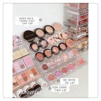 KỆ PHẤN KỆ SƠN MÓNG TAY SUNNY DU 7 TẦNG ĐA NĂNG CHẤT LIỆU MICA TRONG SUỐT KỆ ĐỰNG SƠN MÓNG NAIL