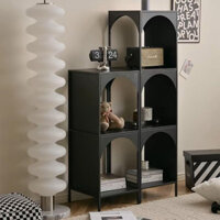 Kệ Phòng Khách Bằng Sắt Rèn Dựa Vào Tường Kệ Sách Đựng Đồ Lặt Vặt Tủ Trưng Bày