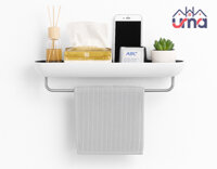 Kệ Phòng Tắm Kèm Thanh Treo Khăn Hiện Đại KPT019