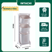 Kệ Rổ 3 Tầng Đa Năng, Kệ Nhựa Đựng Đồ, Kệ Đựng Đồ 3 Tầng Đa Năng, Giá Để Đồ Đa Năng, Kệ Nhựa 3 Tầng