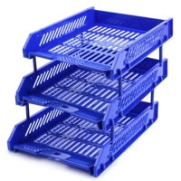 Kệ rổ nhựa nằm 2 tầng Xukiva 182-2- Kệ rổ nhựa nằm 3 tầng Xuki 182-3