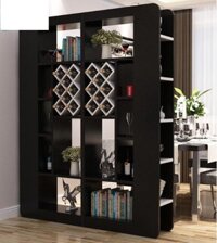 Kệ rượu gỗ trang trí giá rẻ rộng 1.6m TRG38