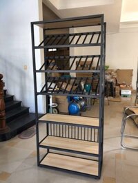 Kệ rượu khung sắt sơn tĩnh điện