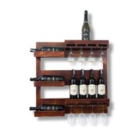 Kệ Rượu Vang Treo Tường Upmann - KR12 Quà Tết 2024/Quà Biếu Sếp/Quà Biếu Bố Vợ/Quà Tặng Tân Gia