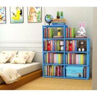 Kệ Sách 2 Buồng 7 Ngăn Khung Inox Chắc Chắn