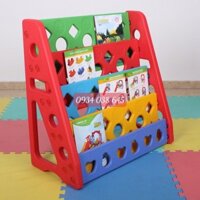Kệ Sách Bằng Nhựa Cho Bé Mầm Non