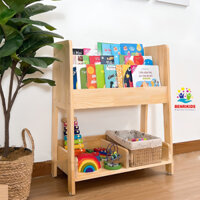 Kệ Sách Cho Bé Kiêm Tủ Đựng Đồ Chơi Montessori Trang Trí Phòng Khách Phòng Ngủ Cho Bé