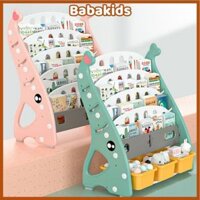 Kệ Sách Cho Trẻ Em Hình Con Voi BABAKIDS Kệ  Đồ Đa Năng Đựng Sách Vở, Đồ Chơi Cho Bé