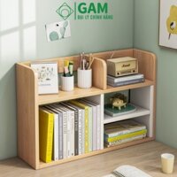 Kệ sách đa năng để bàn làm việc, kệ sách gỗ hiện đại chính hãng IGA- GP157