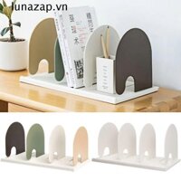 Kệ sách để bàn bằng nhựa LUNAZAP, Đế ổn định có thể tháo rời có thể điều chỉnh, Cạnh mịn chống trượt bền bỉ Giá đỡ sách đơn giản chắc chắn Văn phòng
