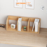 Kệ sách để bàn, giá kẹp sách thông minh đa năng decor trang trí phong cách đơn giản hiện đại Bắc Âu DECOMAN - D43